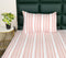 LA Strie Cotton Microfiber Bedsheet | 180 TC (Equivalent to 400 TC) | Woven, Colorfast & Quick Dry | Machine Washable