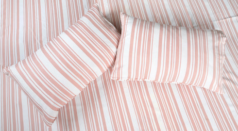 LA Strie Cotton Microfiber Bedsheet | 180 TC (Equivalent to 400 TC) | Woven, Colorfast & Quick Dry | Machine Washable