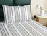 LA Strie Cotton Microfiber Bedsheet | 180 TC (Equivalent to 400 TC) | Woven, Colorfast & Quick Dry | Machine Washable