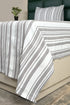 LA Strie Cotton Microfiber Bedsheet | 180 TC (Equivalent to 400 TC) | Woven, Colorfast & Quick Dry | Machine Washable