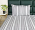 LA Strie Cotton Microfiber Bedsheet | 180 TC (Equivalent to 400 TC) | Woven, Colorfast & Quick Dry | Machine Washable