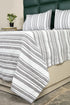 LA Strie Cotton Microfiber Bedsheet | 180 TC (Equivalent to 400 TC) | Woven, Colorfast & Quick Dry | Machine Washable