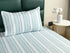 LA Strie Cotton Microfiber Bedsheet | 180 TC (Equivalent to 400 TC) | Woven, Colorfast & Quick Dry | Machine Washable