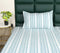 LA Strie Cotton Microfiber Bedsheet | 180 TC (Equivalent to 400 TC) | Woven, Colorfast & Quick Dry | Machine Washable