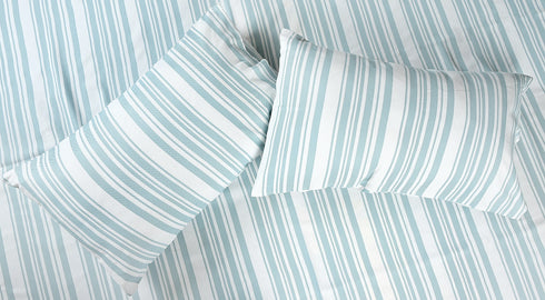 LA Strie Cotton Microfiber Bedsheet | 180 TC (Equivalent to 400 TC) | Woven, Colorfast & Quick Dry | Machine Washable