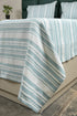 LA Strie Cotton Microfiber Bedsheet | 180 TC (Equivalent to 400 TC) | Woven, Colorfast & Quick Dry | Machine Washable