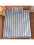 LA Strie Cotton Microfiber Bedsheet | 180 TC (Equivalent to 400 TC) | Woven, Colorfast & Quick Dry | Machine Washable
