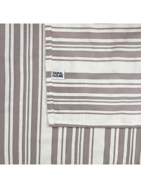 LA Strie Cotton Microfiber Bedsheet | 180 TC (Equivalent to 400 TC) | Woven, Colorfast & Quick Dry | Machine Washable