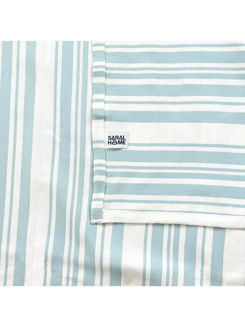LA Strie Cotton Microfiber Bedsheet | 180 TC (Equivalent to 400 TC) | Woven, Colorfast & Quick Dry | Machine Washable