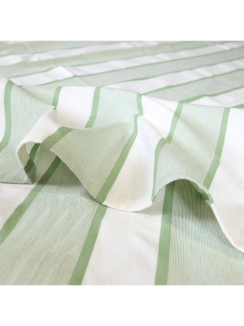 Feliz Cotton Microfiber Bedsheet | 180 TC (Equivalent to 400 TC Feel) | Woven Stripe Design | Soft, Colorfast, No Linting & Quick Dry
