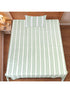 Feliz Cotton Microfiber Bedsheet | 180 TC (Equivalent to 400 TC Feel) | Woven Stripe Design | Soft, Colorfast, No Linting & Quick Dry