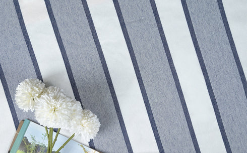 Feliz Cotton Microfiber Bedsheet | 180 TC (Equivalent to 400 TC Feel) | Woven Stripe Design | Soft, Colorfast, No Linting & Quick Dry