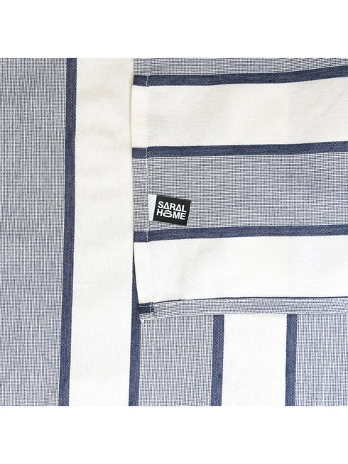 Feliz Cotton Microfiber Bedsheet | 180 TC (Equivalent to 400 TC Feel) | Woven Stripe Design | Soft, Colorfast, No Linting & Quick Dry