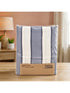 Feliz Cotton Microfiber Bedsheet | 180 TC (Equivalent to 400 TC Feel) | Woven Stripe Design | Soft, Colorfast, No Linting & Quick Dry