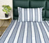 Feliz Cotton Microfiber Bedsheet | 180 TC (Equivalent to 400 TC Feel) | Woven Stripe Design | Soft, Colorfast, No Linting & Quick Dry
