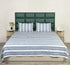 Feliz Cotton Microfiber Bedsheet | 180 TC (Equivalent to 400 TC Feel) | Woven Stripe Design | Soft, Colorfast, No Linting & Quick Dry