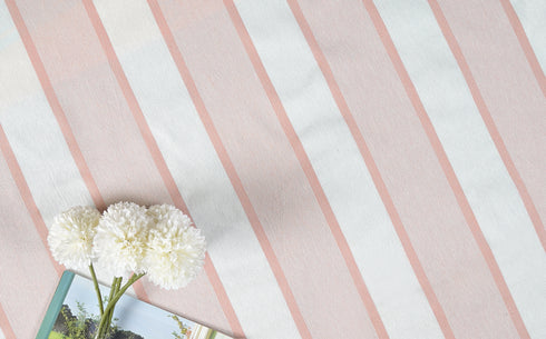 Feliz Cotton Microfiber Bedsheet | 180 TC (Equivalent to 400 TC Feel) | Woven Stripe Design | Soft, Colorfast, No Linting & Quick Dry
