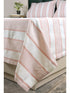Feliz Cotton Microfiber Bedsheet | 180 TC (Equivalent to 400 TC Feel) | Woven Stripe Design | Soft, Colorfast, No Linting & Quick Dry