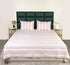 Feliz Cotton Microfiber Bedsheet | 180 TC (Equivalent to 400 TC Feel) | Woven Stripe Design | Soft, Colorfast, No Linting & Quick Dry
