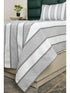Feliz Cotton Microfiber Bedsheet | 180 TC (Equivalent to 400 TC Feel) | Woven Stripe Design | Soft, Colorfast, No Linting & Quick Dry
