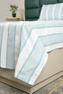 Feliz Cotton Microfiber Bedsheet | 180 TC (Equivalent to 400 TC Feel) | Woven Stripe Design | Soft, Colorfast, No Linting & Quick Dry