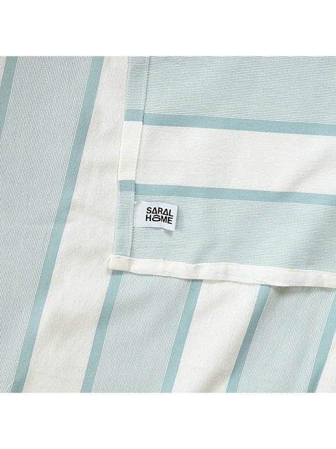 Feliz Cotton Microfiber Bedsheet | 180 TC (Equivalent to 400 TC Feel) | Woven Stripe Design | Soft, Colorfast, No Linting & Quick Dry