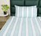 Feliz Cotton Microfiber Bedsheet | 180 TC (Equivalent to 400 TC Feel) | Woven Stripe Design | Soft, Colorfast, No Linting & Quick Dry