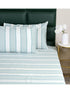 Feliz Cotton Microfiber Bedsheet | 180 TC (Equivalent to 400 TC Feel) | Woven Stripe Design | Soft, Colorfast, No Linting & Quick Dry