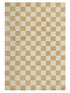 Cquare Check Pattern Carpet for Living, Drawing Room & Bedroom | Soft Polyester & olefin BCF Area Rug with Strong Durable Backing (11mm Pile Height)