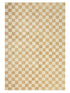 Cquare Check Pattern Carpet for Living, Drawing Room & Bedroom | Soft Polyester & olefin BCF Area Rug with Strong Durable Backing (11mm Pile Height)
