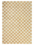 Cquare Check Pattern Carpet for Living, Drawing Room & Bedroom | Soft Polyester & olefin BCF Area Rug with Strong Durable Backing (11mm Pile Height)