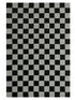 Cquare Check Pattern Carpet for Living, Drawing Room & Bedroom | Soft Polyester & olefin BCF Area Rug with Strong Durable Backing (11mm Pile Height)