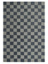 Cquare Check Pattern Carpet for Living, Drawing Room & Bedroom | Soft Polyester & olefin BCF Area Rug with Strong Durable Backing (11mm Pile Height)