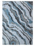Nireti Modern Abstract Wave Carpet for Living, Drawing & Bedroom | Soft Polyester & olefin BCF Area Rug with Strong Backing (11mm Pile Height)