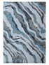 Nireti Modern Abstract Wave Carpet for Living, Drawing & Bedroom | Soft Polyester & olefin BCF Area Rug with Strong Backing (11mm Pile Height)