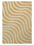 Epal Modern Wavy Line Pattern Carpet for Living, Drawing & Bedroom | Soft Polyester & olefin BCF Yarn Area Rug with Strong Backing (11mm Pile Height)