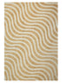 Epal Modern Wavy Line Pattern Carpet for Living, Drawing & Bedroom | Soft Polyester & olefin BCF Yarn Area Rug with Strong Backing (11mm Pile Height)