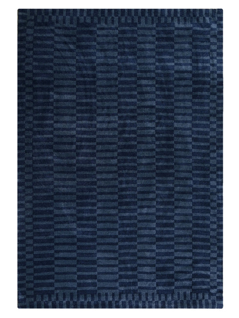 Rblin Modern Geometric Striped Carpet for Living, Drawing & Bedroom | Soft Polyester & olefin BCF Yarn Area Rug with Strong Backing (11mm Pile Height)