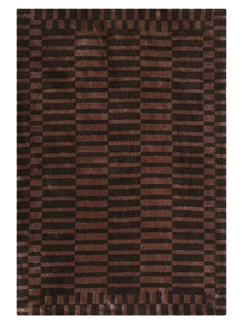 Rblin Modern Geometric Striped Carpet for Living, Drawing & Bedroom | Soft Polyester & olefin BCF Yarn Area Rug with Strong Backing (11mm Pile Height)