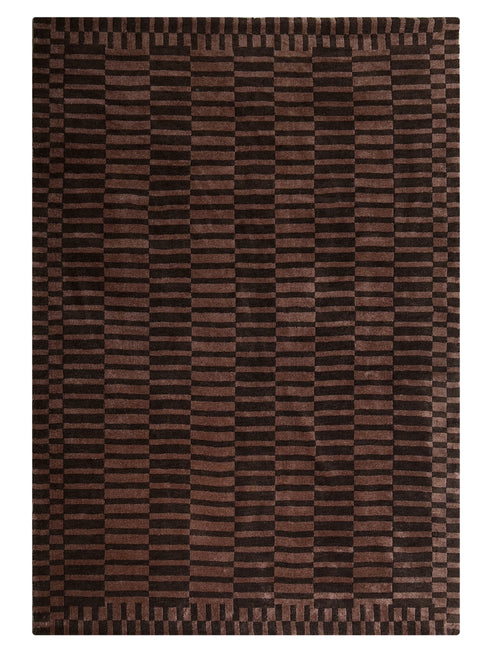 Rblin Modern Geometric Striped Carpet for Living, Drawing & Bedroom | Soft Polyester & olefin BCF Yarn Area Rug with Strong Backing (11mm Pile Height)