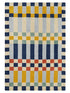 Franc Modern Geometric Multicolor Carpet for Living, Drawing & Bedroom | Soft Polyester BCF Area Rug with Strong Backing (11mm Pile Height)