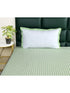 Reka Cotton Rich Bedsheet | Elegant Stripe Woven Bed Sheet | 180 TC (Weight 400 TC) | Soft & Comfortable Bedsheet for Bedroom