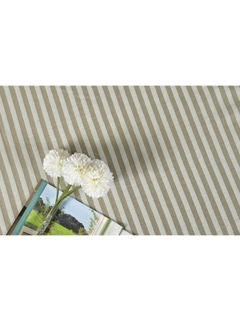 Reka Cotton Rich Bedsheet | Elegant Stripe Woven Bed Sheet | 180 TC (Weight 400 TC) | Soft & Comfortable Bedsheet for Bedroom