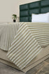 Reka Cotton Rich Bedsheet | Elegant Stripe Woven Bed Sheet | 180 TC (Weight 400 TC) | Soft & Comfortable Bedsheet for Bedroom
