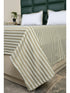 Reka Cotton Rich Bedsheet | Elegant Stripe Woven Bed Sheet | 180 TC (Weight 400 TC) | Soft & Comfortable Bedsheet for Bedroom