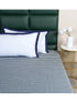 Reka Cotton Rich Bedsheet | Elegant Stripe Woven Bed Sheet | 180 TC (Weight 400 TC) | Soft & Comfortable Bedsheet for Bedroom