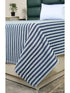 Reka Cotton Rich Bedsheet | Elegant Stripe Woven Bed Sheet | 180 TC (Weight 400 TC) | Soft & Comfortable Bedsheet for Bedroom