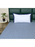 Reka Cotton Rich Bedsheet | Elegant Stripe Woven Bed Sheet | 180 TC (Weight 400 TC) | Soft & Comfortable Bedsheet for Bedroom