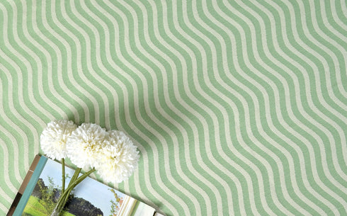 Varu Cotton Rich Bedsheet | Elegant Wavy Stripe Woven Bed Sheet | 180 TC (Weight 400 TC) | Soft & Comfortable Bedsheet for Bedroom