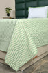 Varu Cotton Rich Bedsheet | Elegant Wavy Stripe Woven Bed Sheet | 180 TC (Weight 400 TC) | Soft & Comfortable Bedsheet for Bedroom